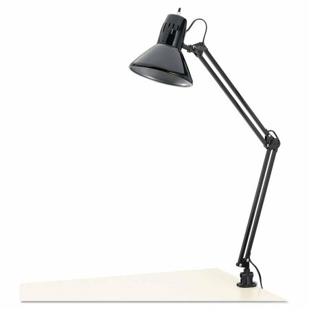 RADIANT ALE Clamp-on Architect Lamp, 2 Prong - Black RA2573966